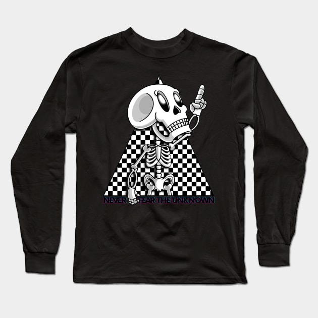 NEVER FEAR THE UNKOWN Long Sleeve T-Shirt by chrisnazario